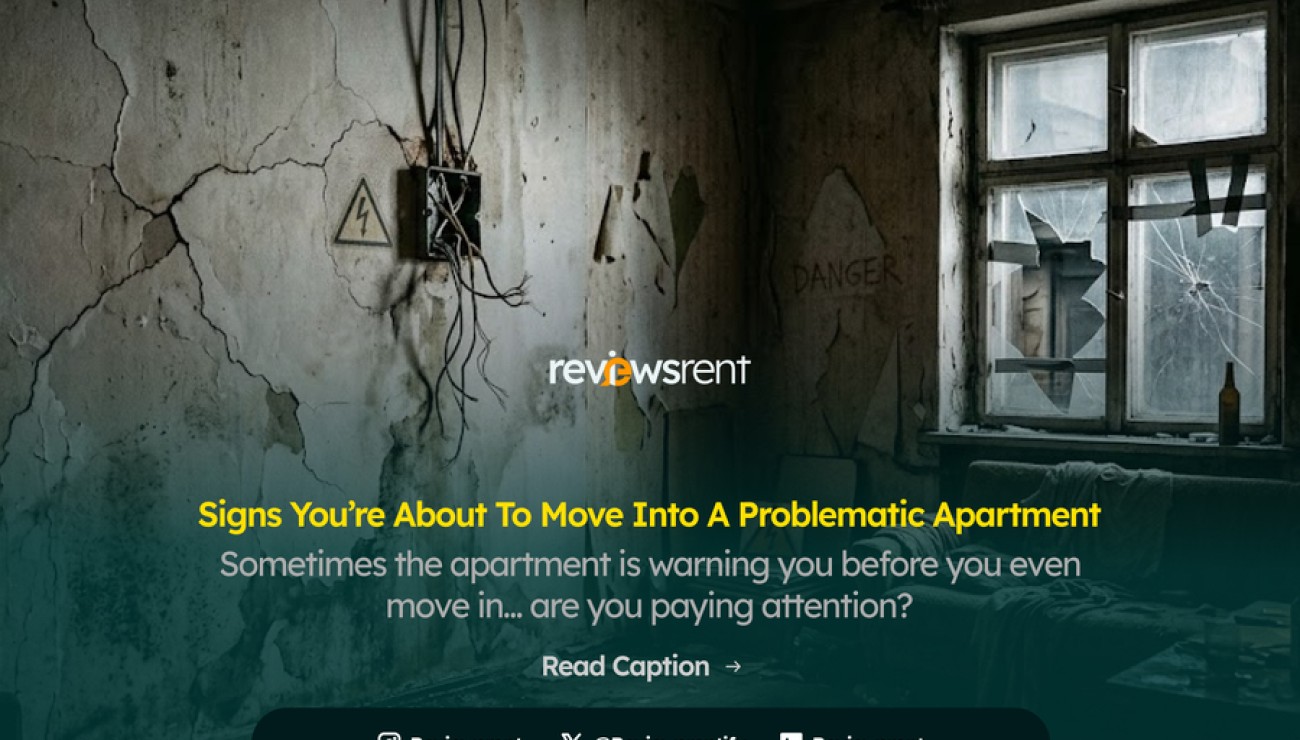 Signs You’re About to Move into a Problematic Apartment